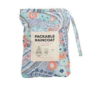Vera Bradley Packable Raincoat NWT